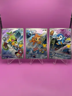 Pokemon TCG First Partner Illustration Collection Series 1 Gen 4 Sinnoh Starter - Image 1