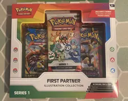 Pokemon TCG First Partner Illustration Collection Series 1 Box - Image 1