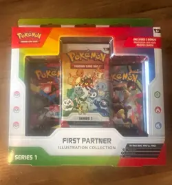 Pokemon TCG First Partner Illustration Collection Series 1 Box Promo - Image 1
