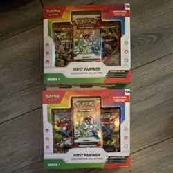 Pokemon TCG First Partner Illustration Collection Series 1 x2 - Image 1