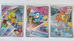 Pokemon Tcg first Partner Illustration Collection Series 1 Gen 4 Sinnoh Starter - Image 1