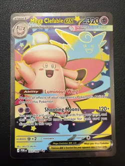 Mega Clefable Ex 103/088 Perfect Order Ultra Rare Full Art Pokemon Card Holo - Image 1
