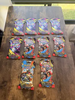 Pokemon TCG Mega Evolutions Booster Packs New Factory Sealed Lot of 10 - Image 1