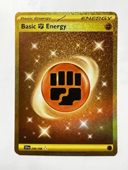 Pokemon Scarlet & Violet Basic Fighting Energy 258/198 PACK FRESH! - Image 1