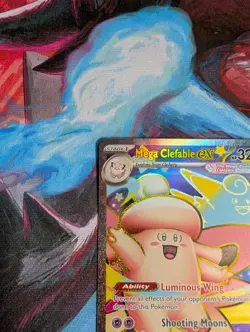 Mega Clefable ex 103/088 POR Perfect Order Ultra Rare Holo Pokemon TCG Card NM - Image 3