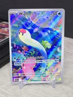 Pokemon Card TCG Wiglett 206/198 Full Art Holo Scarlet & Violet Base Set 2023 - Image 3