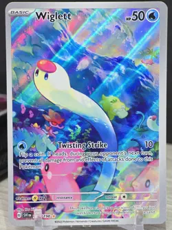 Pokemon Card TCG Wiglett 206/198 Full Art Holo Scarlet & Violet Base Set 2023 - Image 5