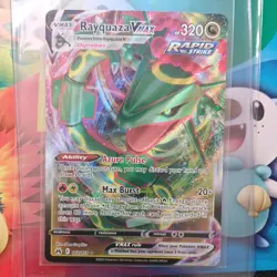Pokemon TCG Crown Zenith Rayquaza VMAX Holo Ultra Rare Card 101/159 - Image 1