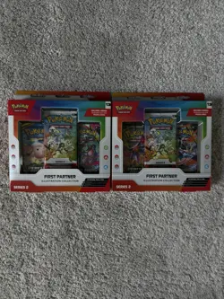 Pokemon TCG First Partner Illustration Collection Series 2 Lot of 2 Sealed Boxes - Image 1