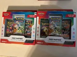 Pokemon FIRST PARTNER Illustration Collection Series 2 Sealed (NIB) Lot Of 2 - Image 1