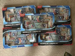 Lot of 5 Pokemon Greninja ex & Kingdra ex Special Collection - New & Sealed - Image 1