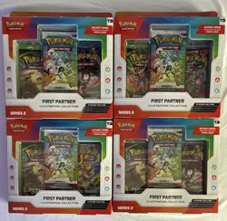 Pokemon TCG First Partner Illustration Collection Series 2 Lot Of 4 Sealed (4) - Image 1