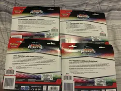 Pokemon TCG Prismatic Evolutions Tech Sticker Collection Set Lot Of 4 Sealed New - Image 2