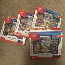 Pokemon TCG First Partner Illustration Collection Series 2 Sealed LOT OF 4 - Image 1