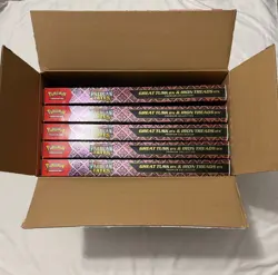Lot of 5 - Pokemon TCG Paldean Fates Great Tusk ex Premium Collection Box Sealed - Image 2
