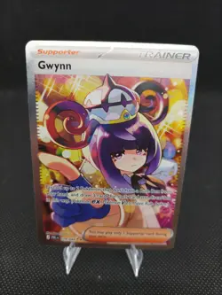 Pokemon TCG Gwynn 119/084 Pitch Black Full Art Holo Trainer-Supporter Rare - Image 1