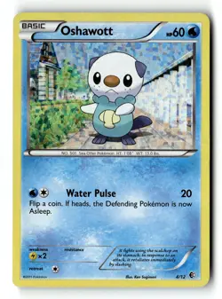 Pokemon Card Oshawott - 4/12 Holo LP McDonald's Promos 2011 004/012 - Image 1