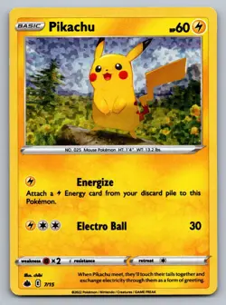 Pikachu 007/015 Holo Promo McDonald's Promos 2022 Pokemon LP - Image 1