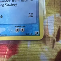 Pokemon Card | Slowbro 13/115 Ex Unseen Forces Ultra Rare Holo Stamped 2005 - Image 2