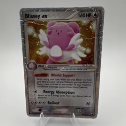 Pokemon Blissey ex 101/115 Unseen Forces Holo Rare EX Stage 1 Card 160HP 2005 - Image 1