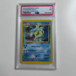 Gyarados 6/102 Base Set Holo Rare 1999 Pokemon PSA 7 Near Mint - Image 1