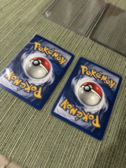 Pokemon TCG Pikachu 58/102 Base Set Shadowless red cheeks 1999 English Lot of 2 - Image 2