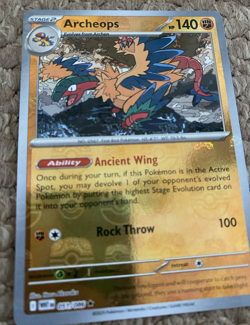Pokemon TCG - White Flare - 051/086 -Archeops - Master Ball Holo - NM - Image 2