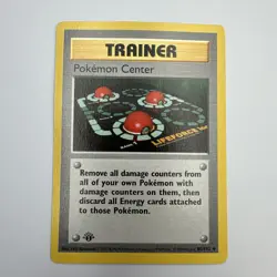 1999 Pokemon 1st Edition Pokemon Center Trainer 85/102 Base Set (Shadowless) - Image 1