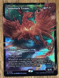 MTG Lorwyn Eclipsed, Spinerock Tyrant 0389 - Foil Japanese Showcase - Image 1