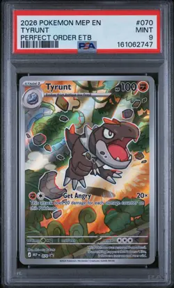 Pokemon TCG Tyrunt Perfect Order ETC Black Star Promo MEP 70 - Image 1