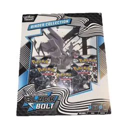 Pokemon TCG Black Bolt Binder Collection Box Factory Sealed New IN HAND - Image 1