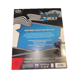 Pokemon TCG Black Bolt Binder Collection Box Factory Sealed New IN HAND - Image 2