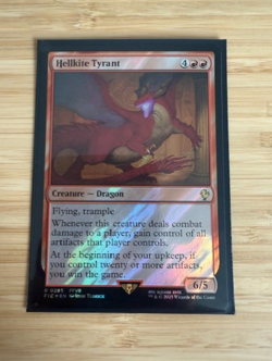 MTG: Hellkite Tyrant (Surge Foil) Commander: Final Fantasy Surge Foil NM - Image 1