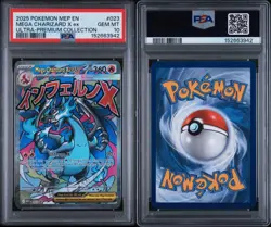 Pokemon TCG: Mega Charizard X ex #023 MEP Promo UPC - PSA 10 - Image 3