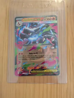 Pokemon TCG Mega Charizard X ex 013/094 Phantasmal Flames Double Rare NM Card - Image 1