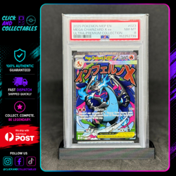 Pokemon PSA 8 Mega Charizard X ex Mega Evolution Promo 023 - Image 1