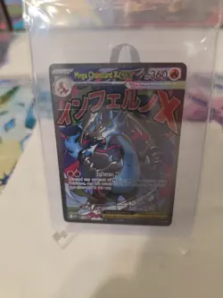 Pokemon Mega Charizard X ex 023 Me Mega Evolution Promo Holo EN 360HP - Image 1