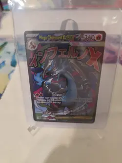 Pokemon Mega Charizard X ex 023 Me Mega Evolution Promo Holo EN 360HP - Image 3