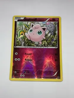 Pokemon TCG Jigglypuff Fates Collide 65/124 Reverse Holo Common NM - Image 1