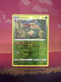 Pokemon Card Appletun Rebel Clash Reverse Holo Rare 023/192 Near Mint - Image 1
