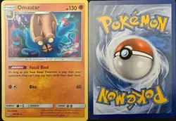 Omastar 76/181 Holo Rare Team Up Pokemon Holo Lightly Played - Image 1