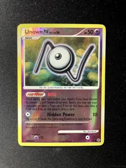 UNOWN [N] 69/132 UNCOMMON SECRET WONDERS POKEMON REVERSE HOLO LIGHTLY PLAYED - Image 1