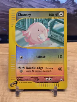 Pokemon TCG Chansey Aquapolis 69/147 Reverse Holo Common Very Lightly Played - Image 1