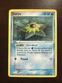Staryu 75/101 Reverse Holo VLP Pokemon TCG EX Hidden Legends - Image 1