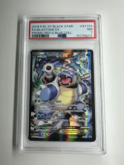 PSA 7 - Blastoise EX XY122 - Black Star Promo 2016 - English - Pokemon TCG - NM - Image 1