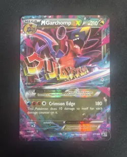 M Garchomp EX XY168 English 2016 Full Art Holo Promo Pokemon TCG Card - Image 1