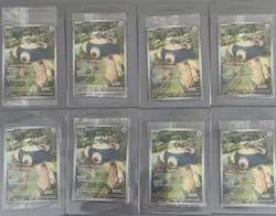 Pokemon TCG 151 Snorlax Promo Holo 051/165 English 2023 NM SEALED 8-Card Lot - Image 1