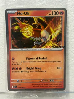 Ho-Oh 010/086 EB Games Promo SEALED - Chaos Rising Pokemon TCG English - NM - Image 1