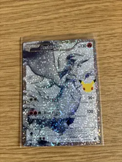 Pokemon TCG Reshiram Card 113/114 Celebrations MINT/NM Condition - Image 1