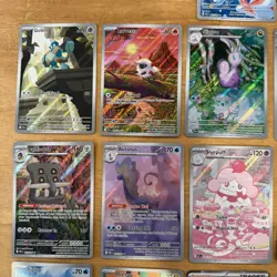 Pokemon TCG Illustration Rare & Full Art Card Lot Of 16 near mint - Image 2